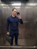The Signature Merino Set (Midnight-blue)
