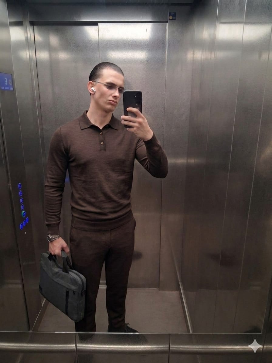 The Signature Merino Set (Espresso Brown)
